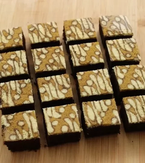 Resep Brownies Batik Kukus